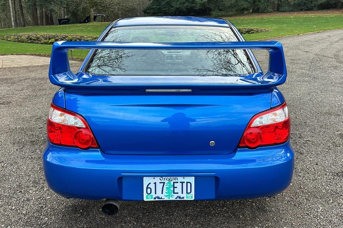2005 Subaru Impreza WRX STI Watch NO RESERVE 6-Speed Manual, AWD, WR Blue Pearl, Mostly Unmodified - Image 3