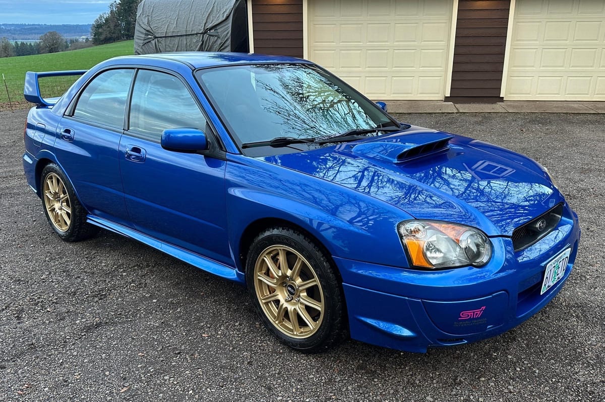 2005 Subaru Impreza WRX STI Watch NO RESERVE 6-Speed Manual, AWD, WR Blue Pearl, Mostly Unmodified - Image 8