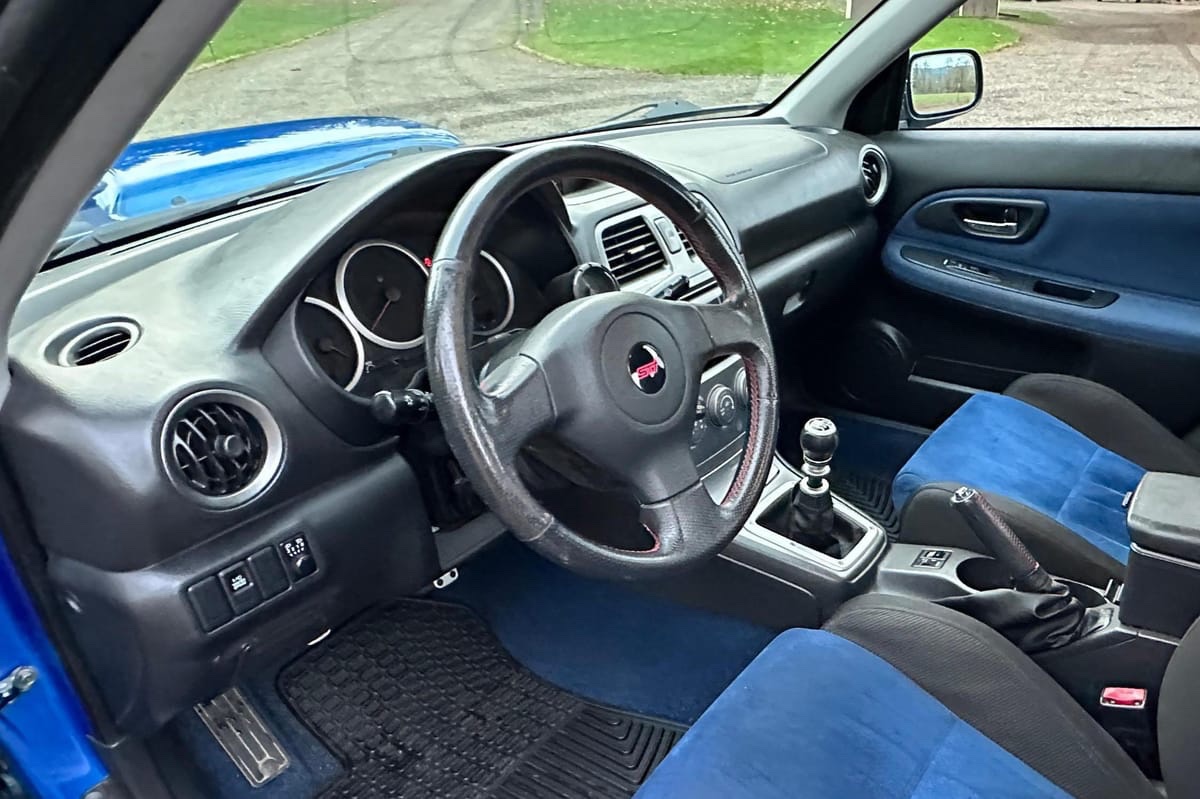 2005 Subaru Impreza WRX STI Watch NO RESERVE 6-Speed Manual, AWD, WR Blue Pearl, Mostly Unmodified - Image 10