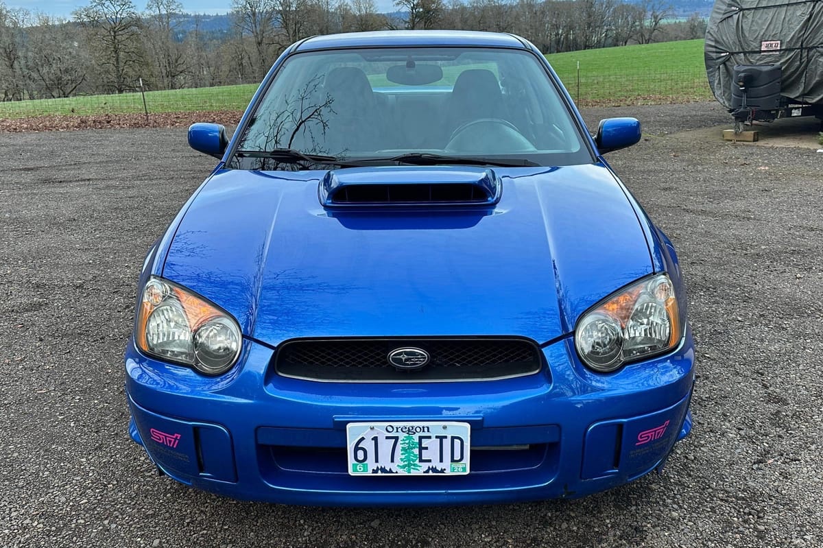 2005 Subaru Impreza WRX STI Watch NO RESERVE 6-Speed Manual, AWD, WR Blue Pearl, Mostly Unmodified
